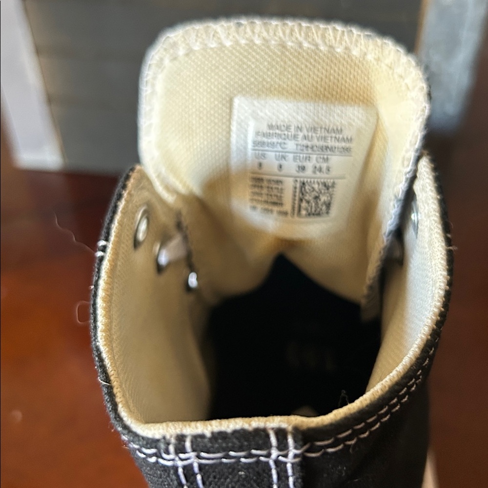 Converse Shoes Womens 8 Chuck Taylor All Star Lift Platform Leather High Top - Picture 4 of 4